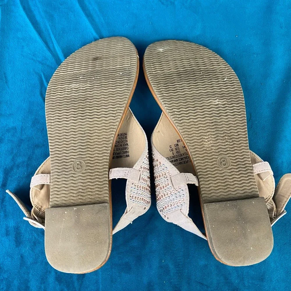 Faded Glory Girls Youth Rhinestone Thong Sandal